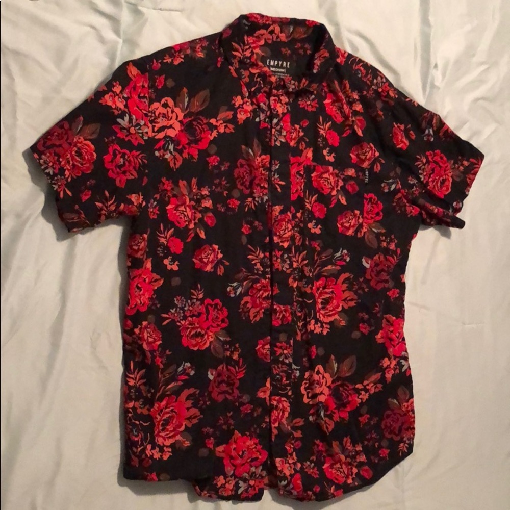 Floral Button Down